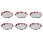 بشقاب خورش خوری زی مدل فرم اس 19 روشان درجه عالی بسته 6 عددی