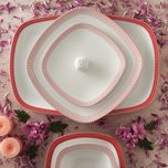 سرویس غذاخوری 27 پارچه 6 نفره چینی زرین ایران مدل Mon Belan