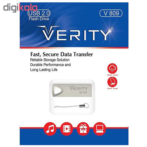فلش مموری وریتی مدل V809 ظرفیت 16 گیگابایت