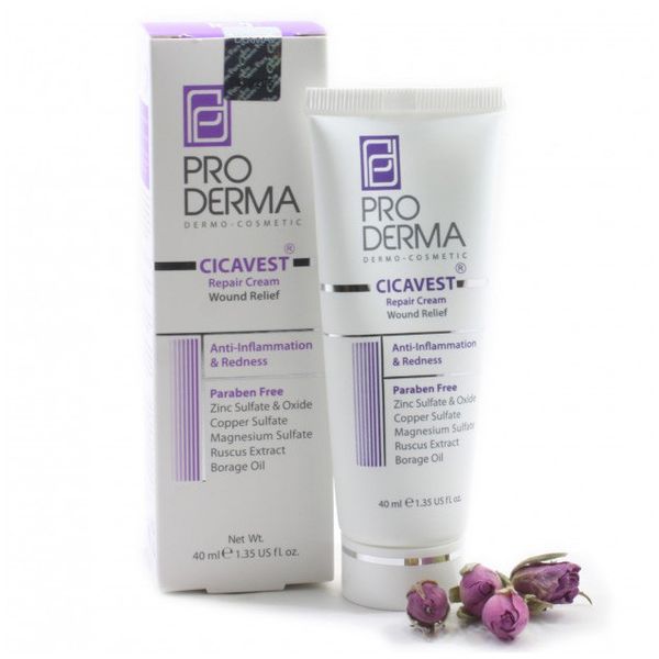 کرم بازسازی کننده پوست پرودرما مدل Cicavest حجم 40 میلی لیتر