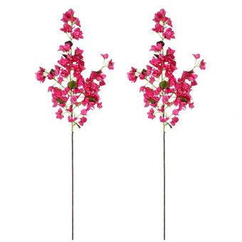 گل مصنوعی مدل شاخه گل کاغذی بسته دو عددی