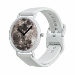 ساعت مچی زنانه طرح ماه بند سفید