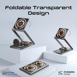 شارژر بی سیم پرومیت مدل LUCIDFOLD-TRIO با گارانتی شرکتی