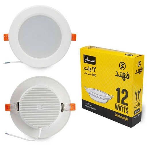 پنل سقفی توکار 12 وات مهند