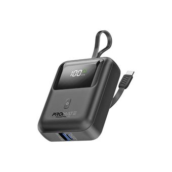 پاوربانک 35 وات پرومیت مدل POWERPOD-10 ظرفیت 10000 با گارانتی شرکتی