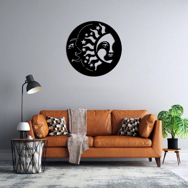 دیوارکوب ماهوت طرح ماه و خورشید کد 04*903