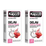 کاندوم کاپوت مدل Delay Fruity Cream مجموعه 2 عددی