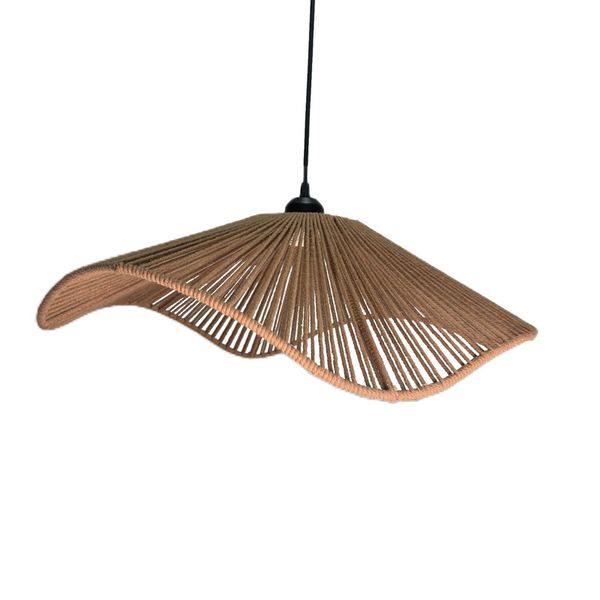 لوستر بافتنی مدل دفرمه مکرومه کد 50