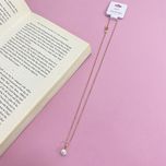 گردنبند زنانه ژوپینگ مدل تک نگین کد N3550