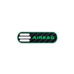 برچسب خودرو طرح ایربگ کد 10806G مناسب برای پژو 206