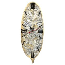 ساعت دیواری مدل برگ استوایی کد 14-39