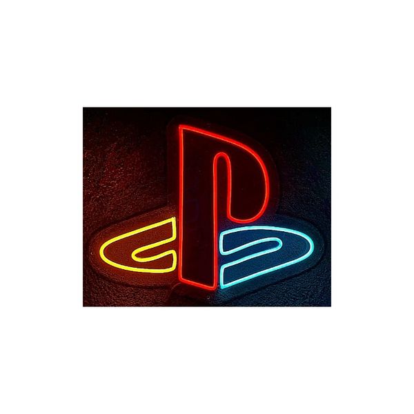 چراغ نئونی دیواری طرح پلی استیشن