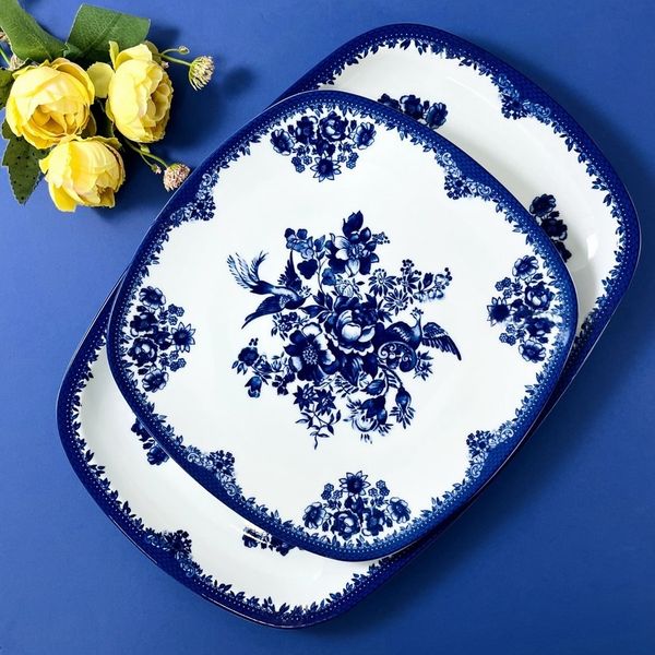 سرویس غذاخوری 27 پارچه 6 نفر چینی زرین ایران مدل فلورانس سری کواترو درجه عالی