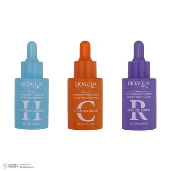 سرم پوست بیوآکوا مدل Combination حجم 30 میلی لیتر بسته 3 عددی