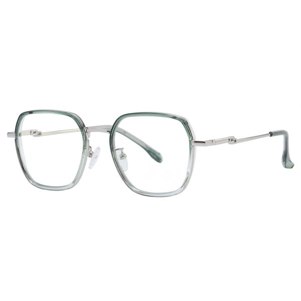 فریم عینک طبی مربعی زنانه مدل TJ837 C432-p81 Contrast Pearl Harbor مناسب برای صورت بیضی