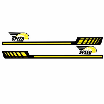 برچسب بدنه خودرو مهدیار طرح پارکابی SPEED کد SP100y 