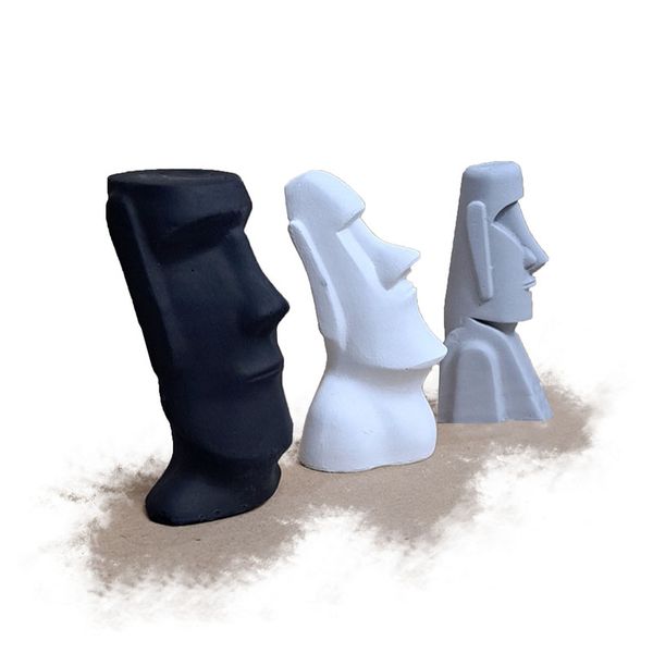 مجسمه سنگی مدل کاکاسنگی مجموعه 3 عددی