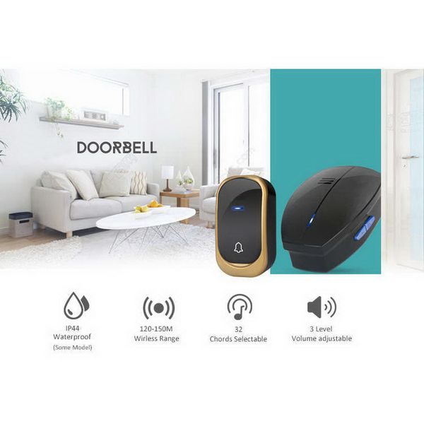 زنگ بی سیم زوگین کد B مدل CC27 مجموعه 3 عددی