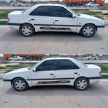 برچسب بدنه خودرو طرح TURBO LUX مناسب برای پژو 405