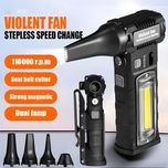 جت فن دوکاره جت فن و جارو شارژی مدل  VIOLENT  f020