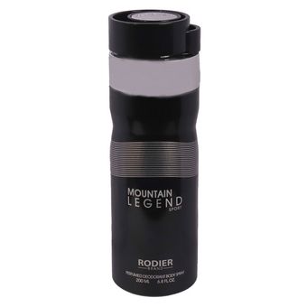 اسپری دئودورانت مردانه رودیر مدل MOUNTAIN LEGEND حجم 200 میلی لیتر