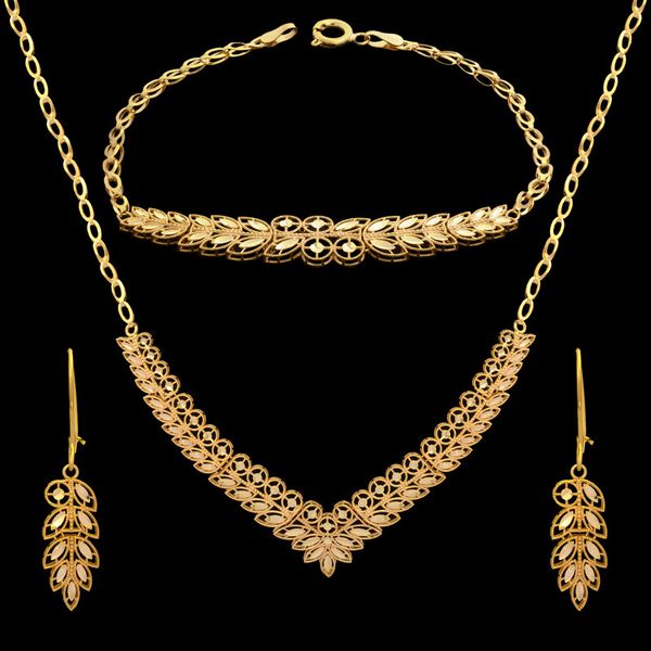 نیم ست طلا کم اجرت 18 عیار زنانه طلای مستجابی مدل تاج T89 کد 8574