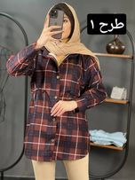 مانتو فوتر چهارخونه کد 1365