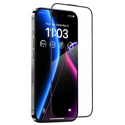 محافظ صفحه نمایش شیشه ای مدل آنتی استاتیک مناسب برای گوشی موبایل اپل iPhone 15 Pro