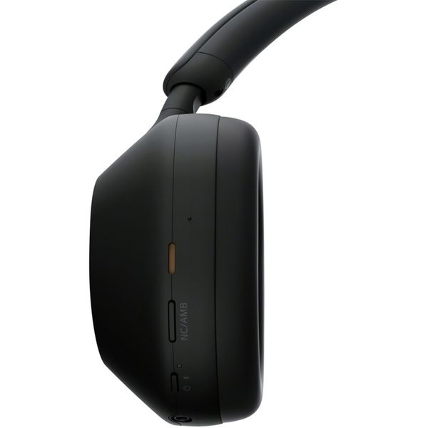 هدفون بیسیم سونی مدل WH-1000XM5 با نویز کنسلینگ فعال (ANC)، درگاه شارژ USB Type-C، دارای 4 میکروفون با فناوری Beamforming، پشتی