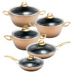 سرویس پخت و پز 10 پارچه ام جی اس مدل فورج BLACK