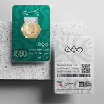 سکه گرمی 18 عیار پارسیان طلا و جواهر ویانا مدل 1500