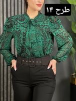 شومیز آستین پف کد 1643