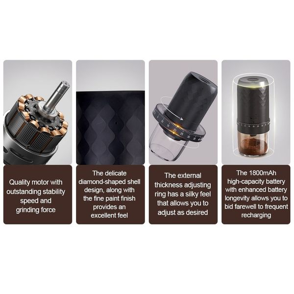 آسیاب قهوه شارژی