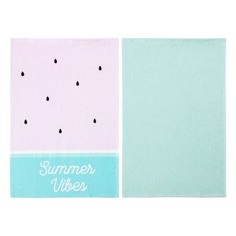 حوله آشپزخانه ال سی دابلیو هوم مدل summer سایز 40*60 سانتی متر مجموعه 2 عددی