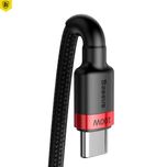 کابل دوسر USB-C بیسوس طول 2 متر مدل Cafule PD2.0