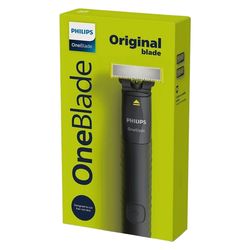 ماشین اصلاح موی صورت فیلیپس مدل QP1424.10 شارژی با تکنولوژی OneBlade، ضدآب، قابل استفاده خشک و مرطوب، تیغه استیل ضد زنگ، اصلاح ص