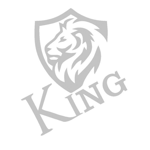 برچسب بدنه موتور سیکلت مهدیار طرح KING کد SM206