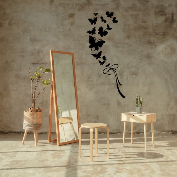 استیکر آژنگ مدل پروانه کد D-M-779 مجموعه 14 عددی