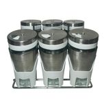 ست جای ادویه 7 پارچه کاپریس مدل پارادایس کد GSW6