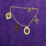 دستبند زنانه طرح گل و دایره