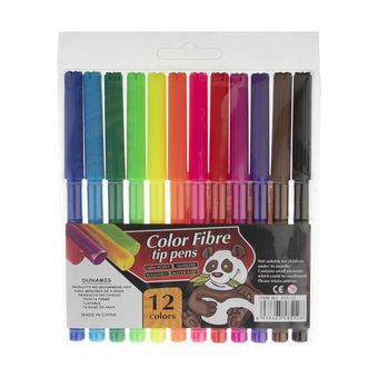 ماژیک رنگ آمیزی مدل ColorFibre بسته 12 عددی
