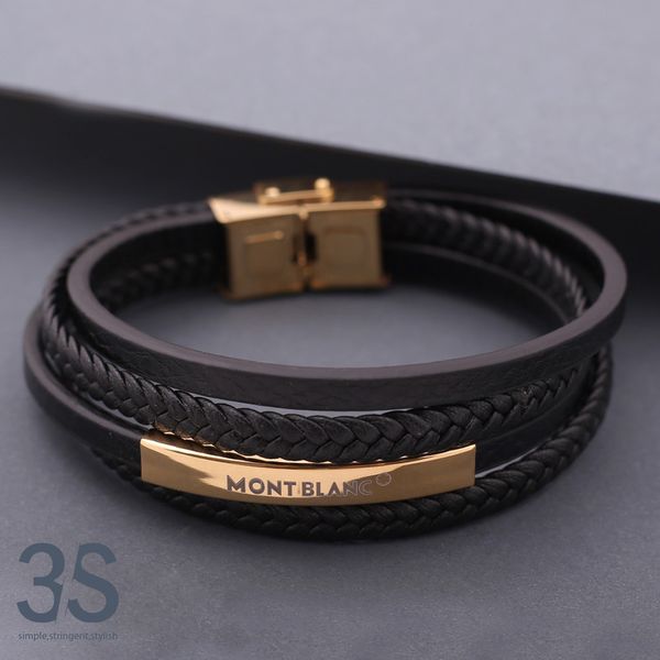 دستبند مردانه مدل 3S کد 5012