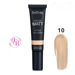 کرم پودر ایزا.دورا مدل Natural Matt Oil Free شماره 10