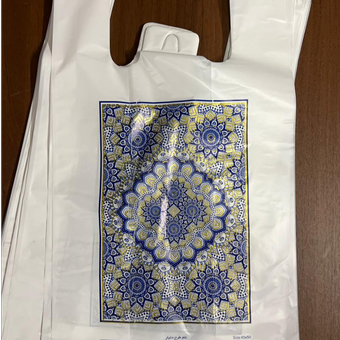 نایلون بسته بندی دسته دار طرح دلیار یک کیلویی