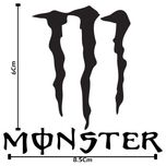 برچسب بدنه خودرو صفا طرح MONSTER*382