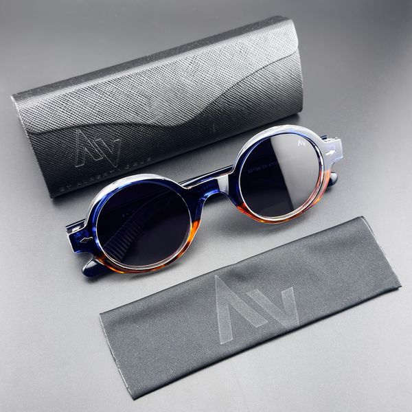 عینک آفتابی گرد پلاریزه آلبرت وگ مدل S31108C4 Acetate Avantgarde Visionary