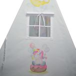 چادر بازی کودک مدل سرخپوستی طرح تکشاخ PT515 به همراه کوسن