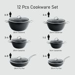 سرویس پخت و پز 12 پارچه ام جی اس کد 800304