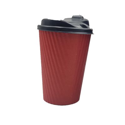 لیوان یکبار مصرف مدل کاغذی دو جداره دربدار 360 بسته 300 عددی