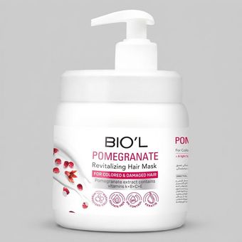 ماسک مو بیول مدل Pomegranate مناسب برای موی رنگ شده حجم 800 میلی لیتر*765